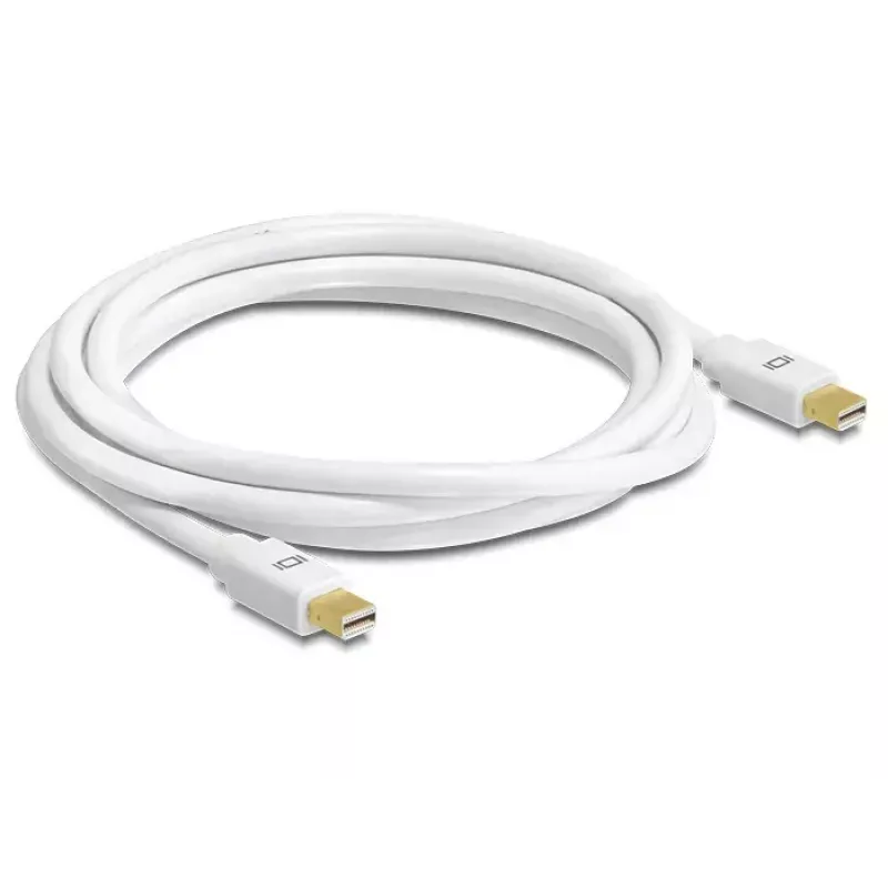 Kábel Mini DisplayPort - Mini DisplayPort DeLOCK 83471 0,5 m biely