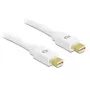 Kábel Mini DisplayPort - Mini DisplayPort DeLOCK 83471 0,5 m biely