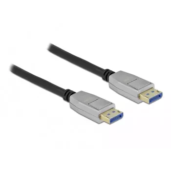 DeLOCK DisplayPort kábel 10K 60 Hz 54 Gbit/s kovové puzdro 2 m