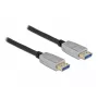 DeLOCK DisplayPort kábel 10K 60 Hz 54 Gbit/s kovové puzdro 2 m