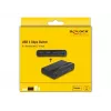 Delock USB prepínač 4 x zariadenie 2 x hostiteľ 5 Gbit/s čierny