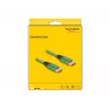 DeLOCK DisplayPort kábel 16K 60 Hz 1 m zelený kov