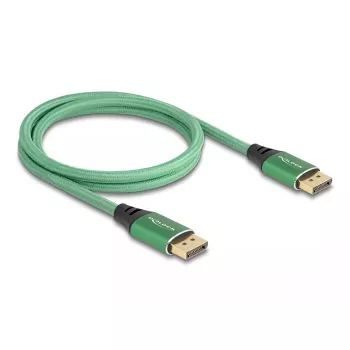DeLOCK DisplayPort kábel 16K 60 Hz 1 m zelený kov