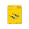 DeLOCK DisplayPort kábel 16K 60 Hz 2 m zelený kov