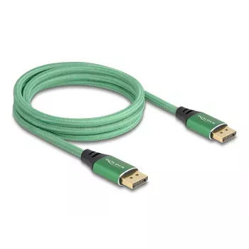 DeLOCK DisplayPort kábel 16K 60 Hz 2 m zelený kov