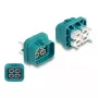 DeLOCK HDMTD Quad konektor samec pre PCB, krytie IP67 IP69K