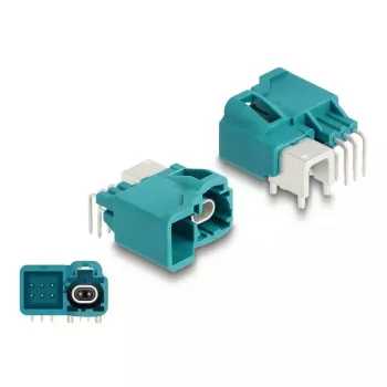 DeLOCK HDMTD samostatný Powerpin konektor samec zahnutý pre PCB 90° konektor samica