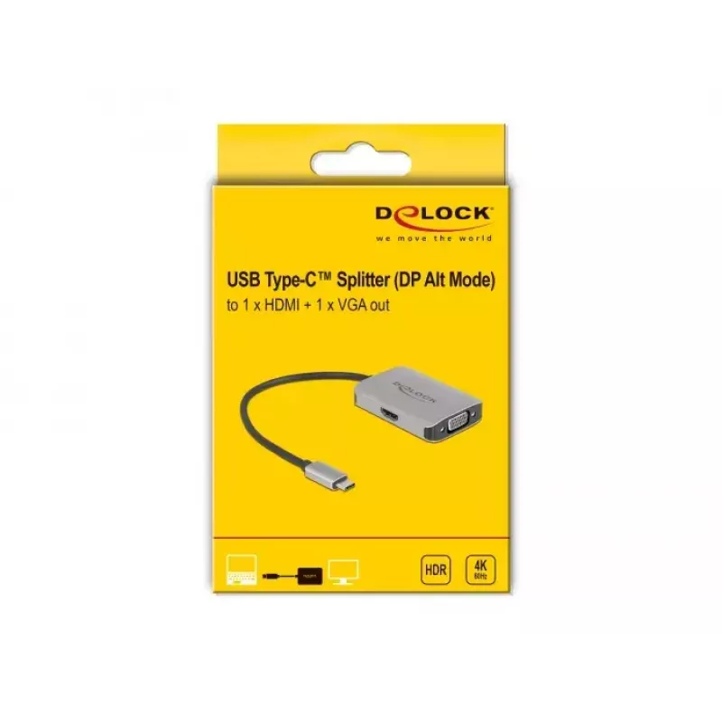 Video rozbočovač DeLOCK 87776 1x HDMI 1x VGA