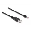 DeLOCK USB 2.0 Type-A konektor samec na 4 voľné vodiče 1 m čierny