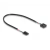 DeLOCK USB 2.0 pin header hub 2 porty čierny modrý