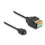 DeLOCK USB 2.0 kábel Mini-B konektor samica na adaptér na svorkovnicu 15 cm