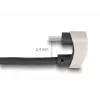 DeLOCK USB 2.0 kábel USB Type-C konektor samec na samec 180° zahnutý 2 m PD 60 W