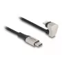 Dátový a nabíjací kábel DeLOCK USB Type-C na Lightning 180° zahnutý 2 m MFi