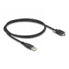 USB 2.0 kábel DeLOCK 80478 1 m Type-A konektor samec na Mini-B konektor samec čierny