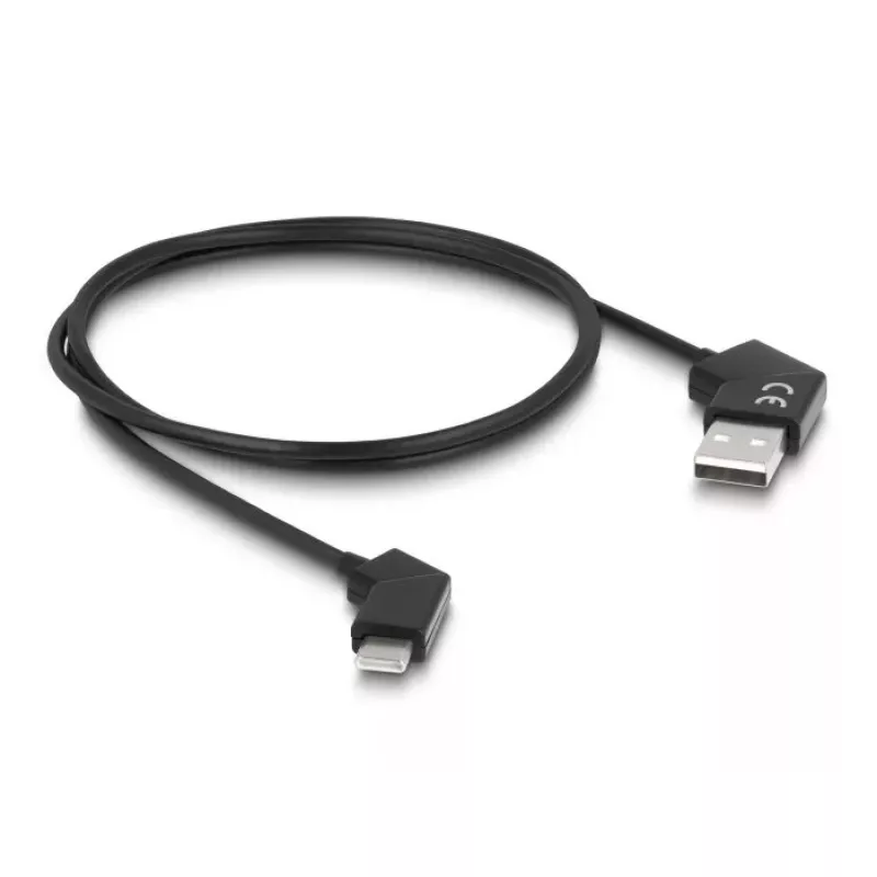 DeLOCK USB 2.0 kábel Type-A konektor samec na USB Type-C konektor samec otočný 60 W 1,2 m