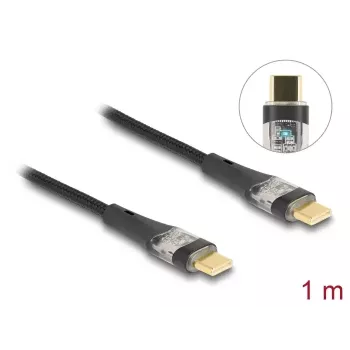 DELOCK USB 2.0 dátový a rýchlonabíjací kábel 1m 100W Type-C