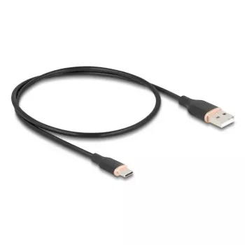 USB kábel DeLOCK 81225 0,5 m USB A USB C čierna