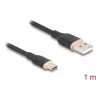 DeLOCK USB kábel USB 2.0 1 m USB A USB C čierny
