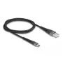 USB kábel DeLOCK 81121 1 m USB-A USB-C USB 2.0 0,48 Gbit/s
