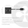 DisplayPort 2-in-1 obojsmerný switch CLUB3D CSV-1009 — 2x DisplayPort výstupy, 8K@60Hz, čierna