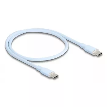 USB kábel DeLOCK 81233 USB 2.0 0,5m USB C modrá