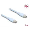 USB kábel DeLOCK 81234 USB 2.0 1 m USB C modrý