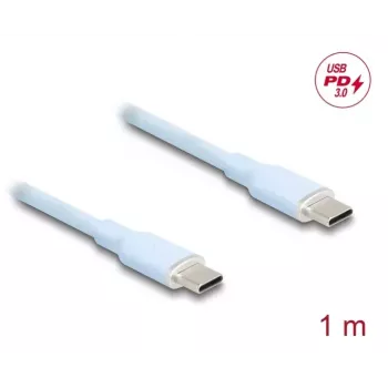 USB kábel DeLOCK 81234 USB 2.0 1 m USB C modrá
