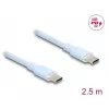 DeLOCK USB kábel USB 2.0 2,5m USB C modrý 81235