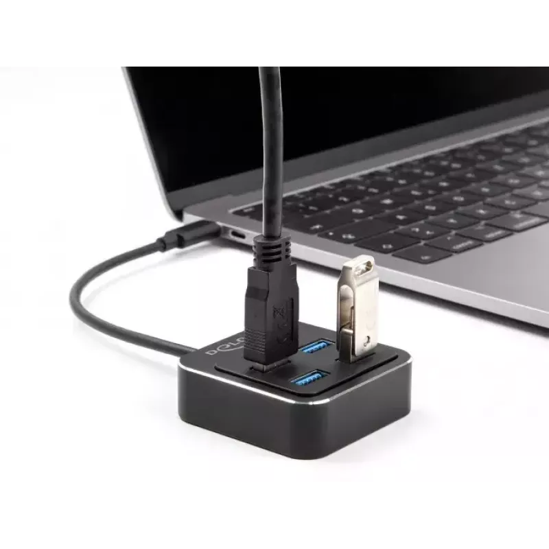 DeLOCK USB 3.2 Gen 2 USB Type-C hub 4 x USB Type-A 10 Gbps