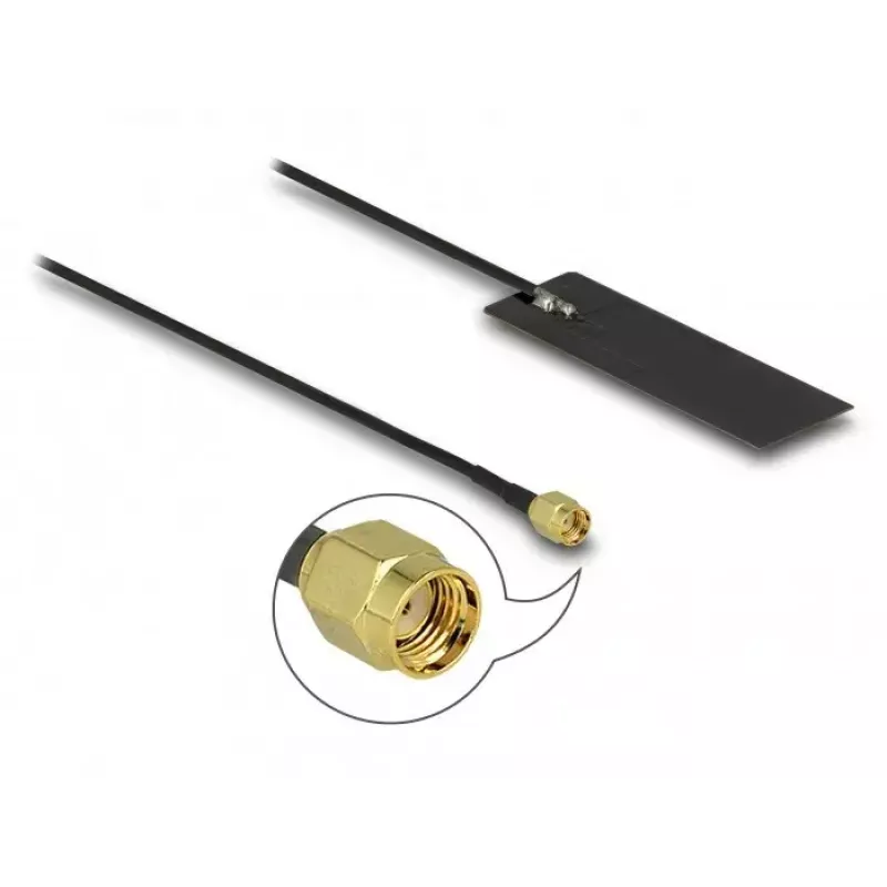 Anténa DeLOCK 12649 RP-SMA 4 dBi 2,4 5 GHz 50 Ω