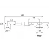 Koaxiálny kábel DeLOCK 89649 0,3 m MHF I-PEX MHF IV HSC MXHP32