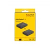 DeLOCK HDMI 2-1 prepínač obojsmerný 8K 60 Hz kov čierny