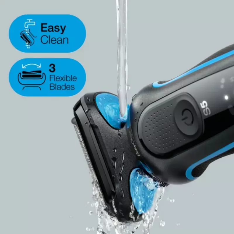 Braun Series 5 51-B1820s fóliový holiaci strojček čierna, modrá