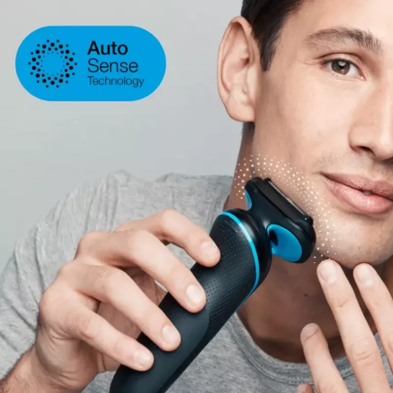Braun Series 5 51-B1820s fóliový holiaci strojček čierna, modrá