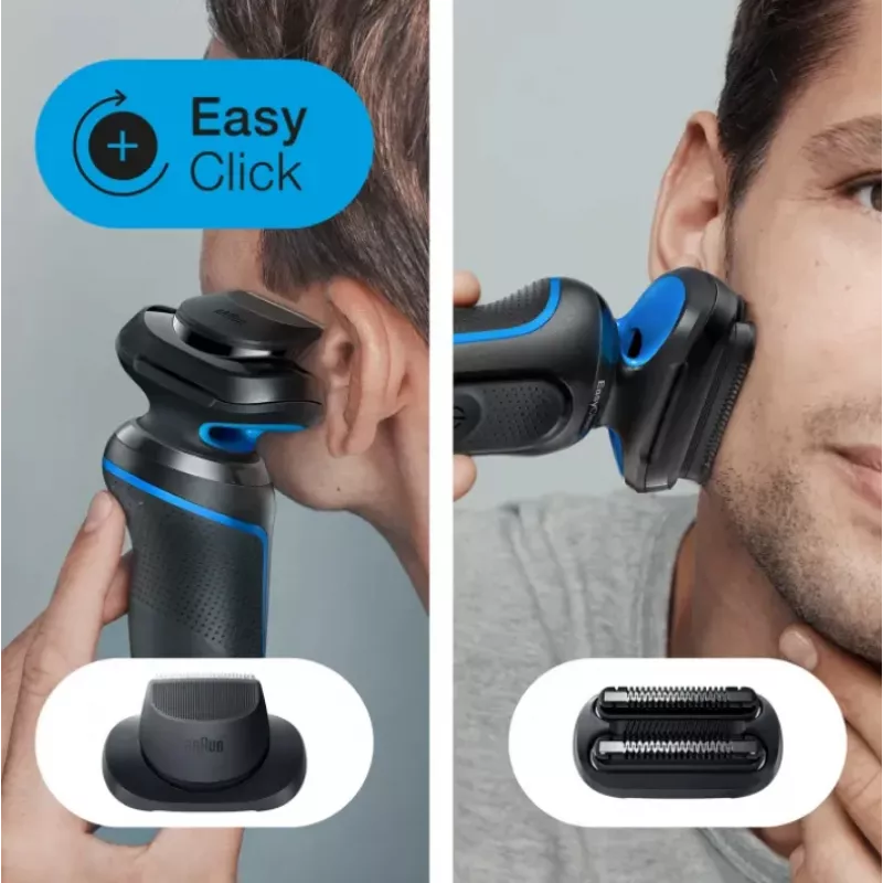 Braun Series 5 51-B1820s fóliový holiaci strojček čierna, modrá