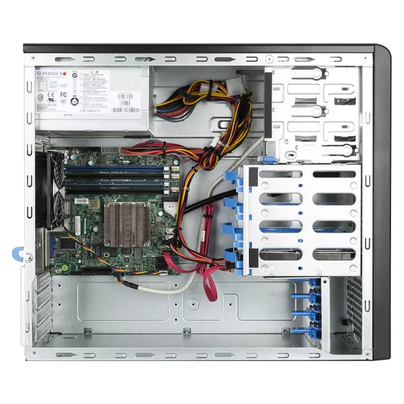 bluechip SERVERline T10301s, 2,2 GHz, C3558, 16 GB, DDR4-SDRAM, 960 GB, Tower