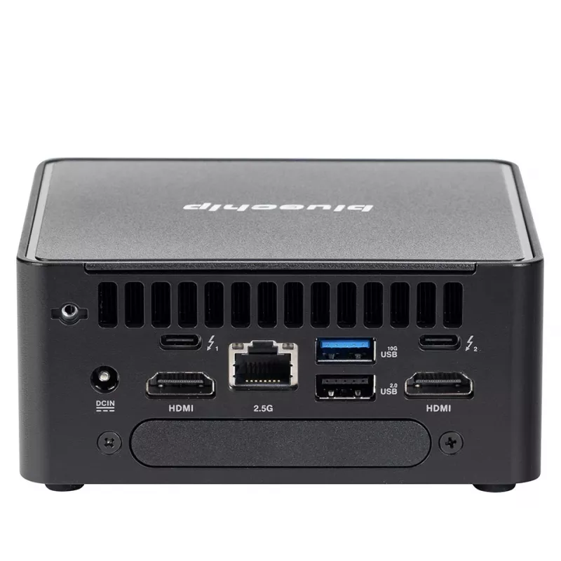 bluechip BUSINESSline M1435 Intel Core 3 100U 8 GB DDR5-SDRAM 500 GB SSD Windows 11 Pro Mini-PC čierny