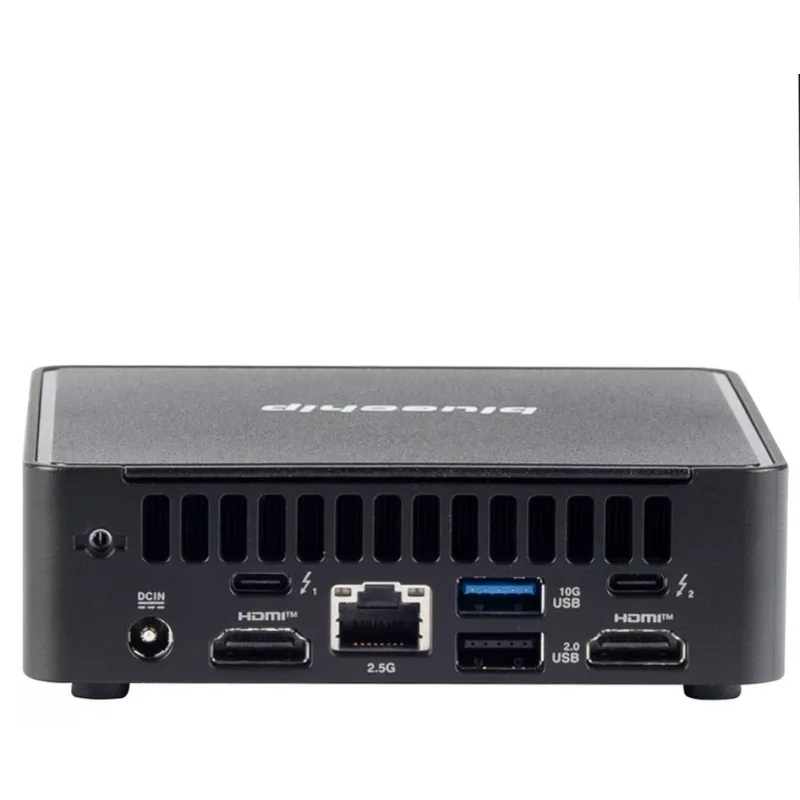 bluechip BUSINESSline M1550 Intel Core 5 210H 16 GB DDR5-SDRAM 500 GB SSD Windows 11 Pro Mini-PC čierny