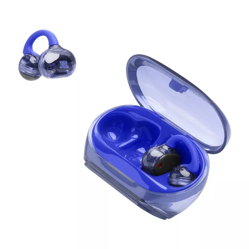 JBL Soundgear Clips Headset True Wireless Stereo (TWS) Ear-hook hovory/hudba Bluetooth modrá