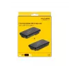 DeLOCK 64209 USB 3.2 Gen 2 Type-C hub 10000 Mbit/s čierny
