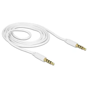 Audio kábel DeLOCK 83440 1m 3,5 mm biely