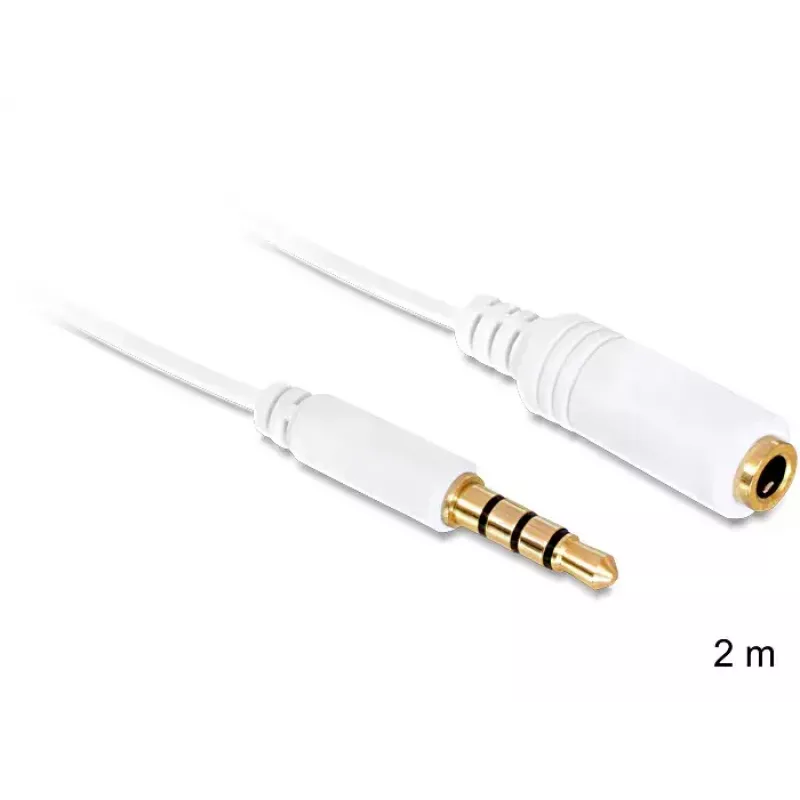 Audio kábel DeLOCK 3.5mm 2m biely