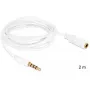 Audio kábel DeLOCK 3.5mm 2m biely