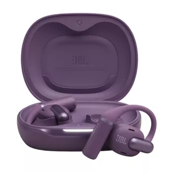 Headset JBL Sense Pro TWS Bluetooth ušný háčik intraaurálny 20–40000 Hz USB-C nabíjacia stanica fialová