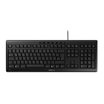 CHERRY STREAM klávesnica Home/Office USB QWERTY portugalská čierna sivá Full-size 115 klávesov