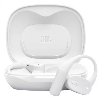 Headset JBL Sense Lite — bezdrôtové Bluetooth slúchadlá s ušným hákom, intraaurálne, 20–20000 Hz, 83,5 g, biela