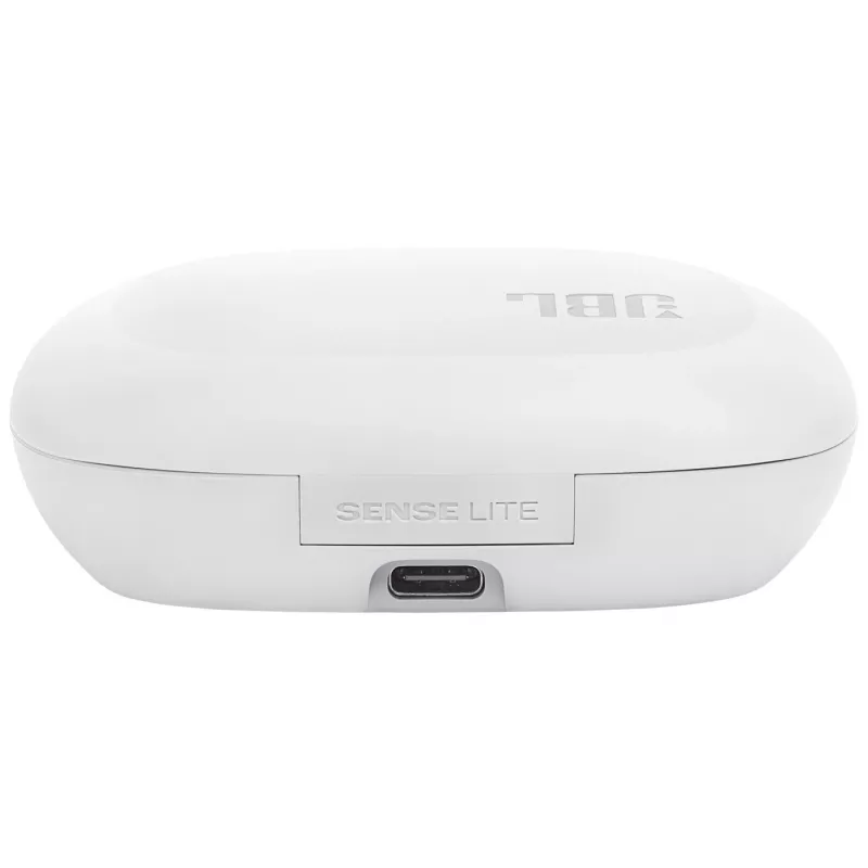 Headset JBL Sense Lite — bezdrôtové Bluetooth slúchadlá s ušným hákom, intraaurálne, 20–20000 Hz, 83,5 g, biela