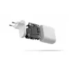 Nástenná nabíjačka USB-C 45W d bramante re-charge Pro — interiérová, 110–240V, biela