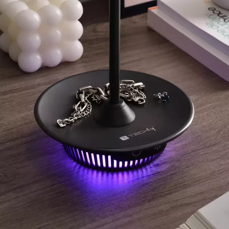 Techly I-LAMP-TABLE3 stolná lampa SMD LED modul 1 W SMD LED D čierna