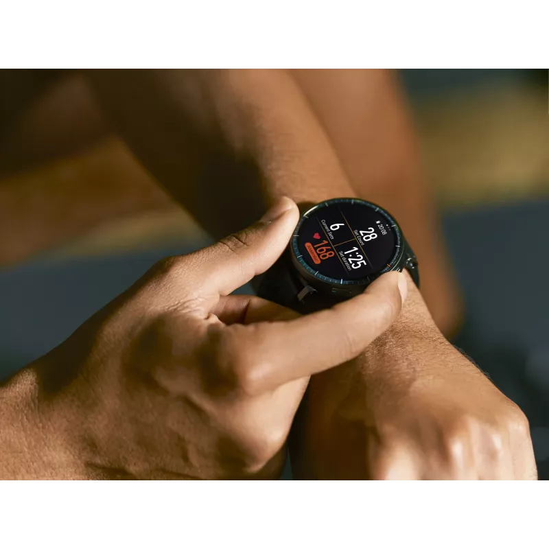 Smartwatch Amazfit Active Max okrúhle AMOLED 1,5 inch 480×480 dotykový displej 64 MB RAM 4 GB 658 mAh čierny
